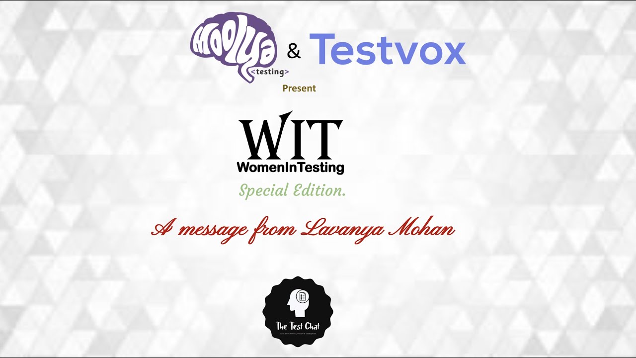 WIT Special Edition - A message from Lavanya Mohan