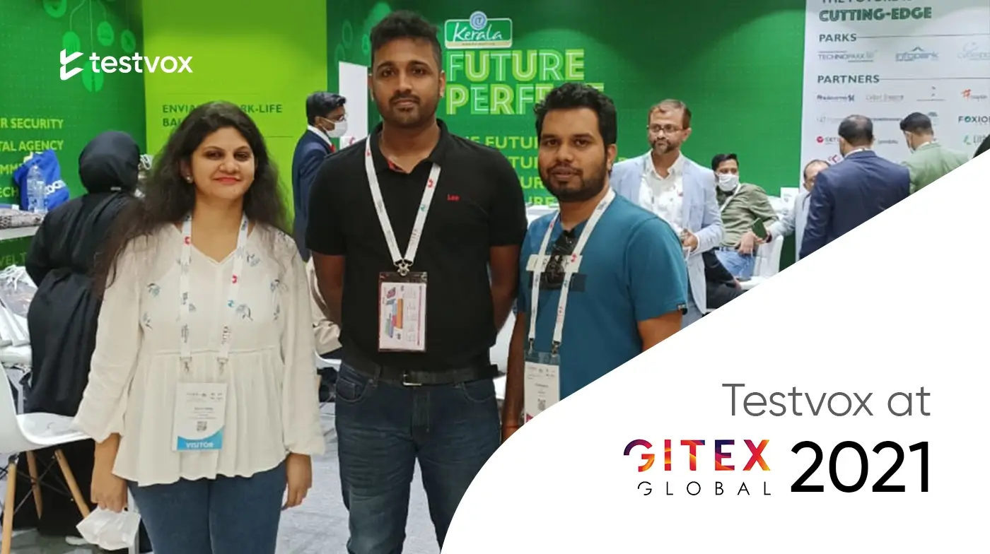 Testvox at Gitex 2021 | Gitex in Dubai