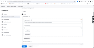 configuring the git repository