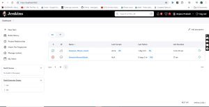 jenkins dashboard