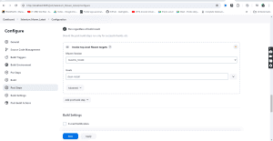 post configuration of github repository for devops