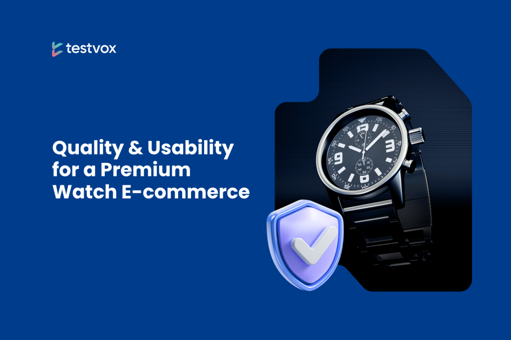 Ensuring Quality & Usability for a Premium Watch E-commerce