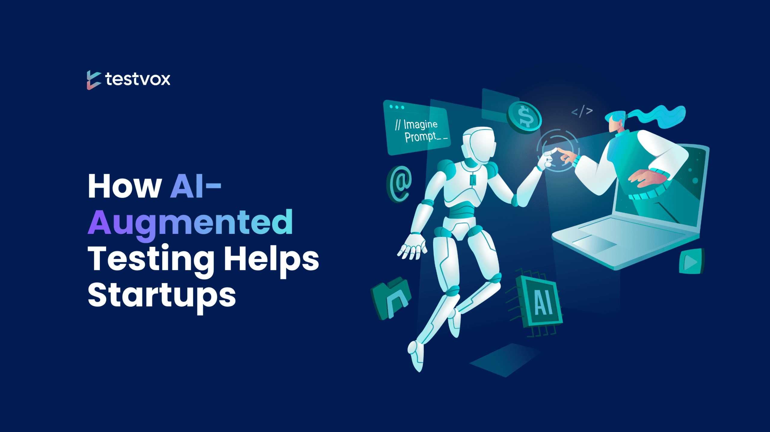 No QA Team Yet? How AI-Augmented Testing Helps Startups Ship Faster Without Hiring a Full QA Team.