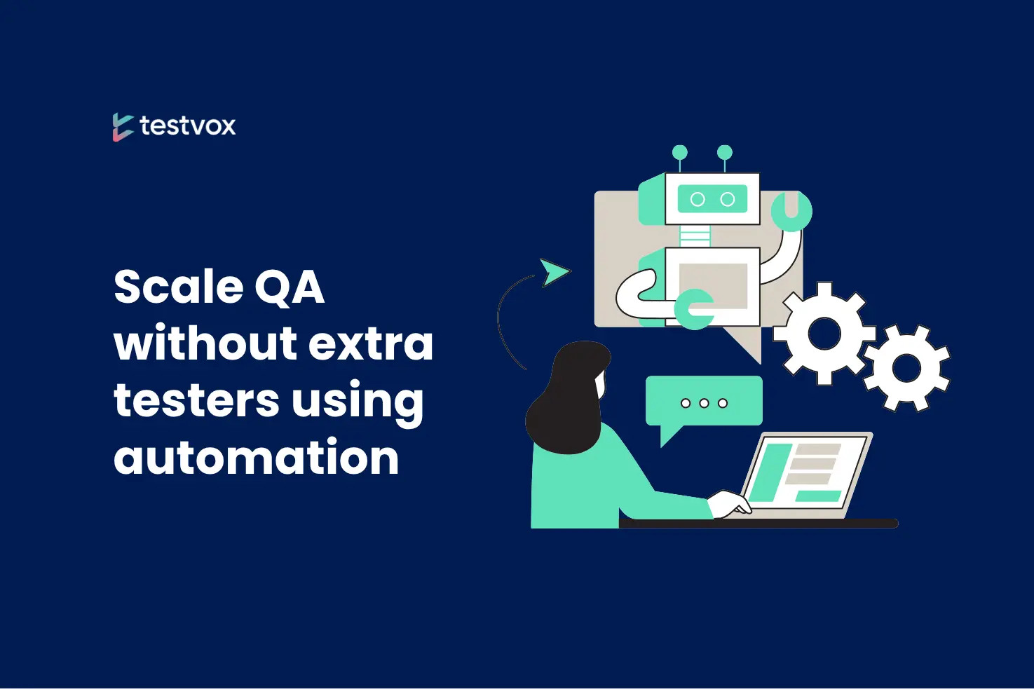 QA team at desks reviewing automation results
