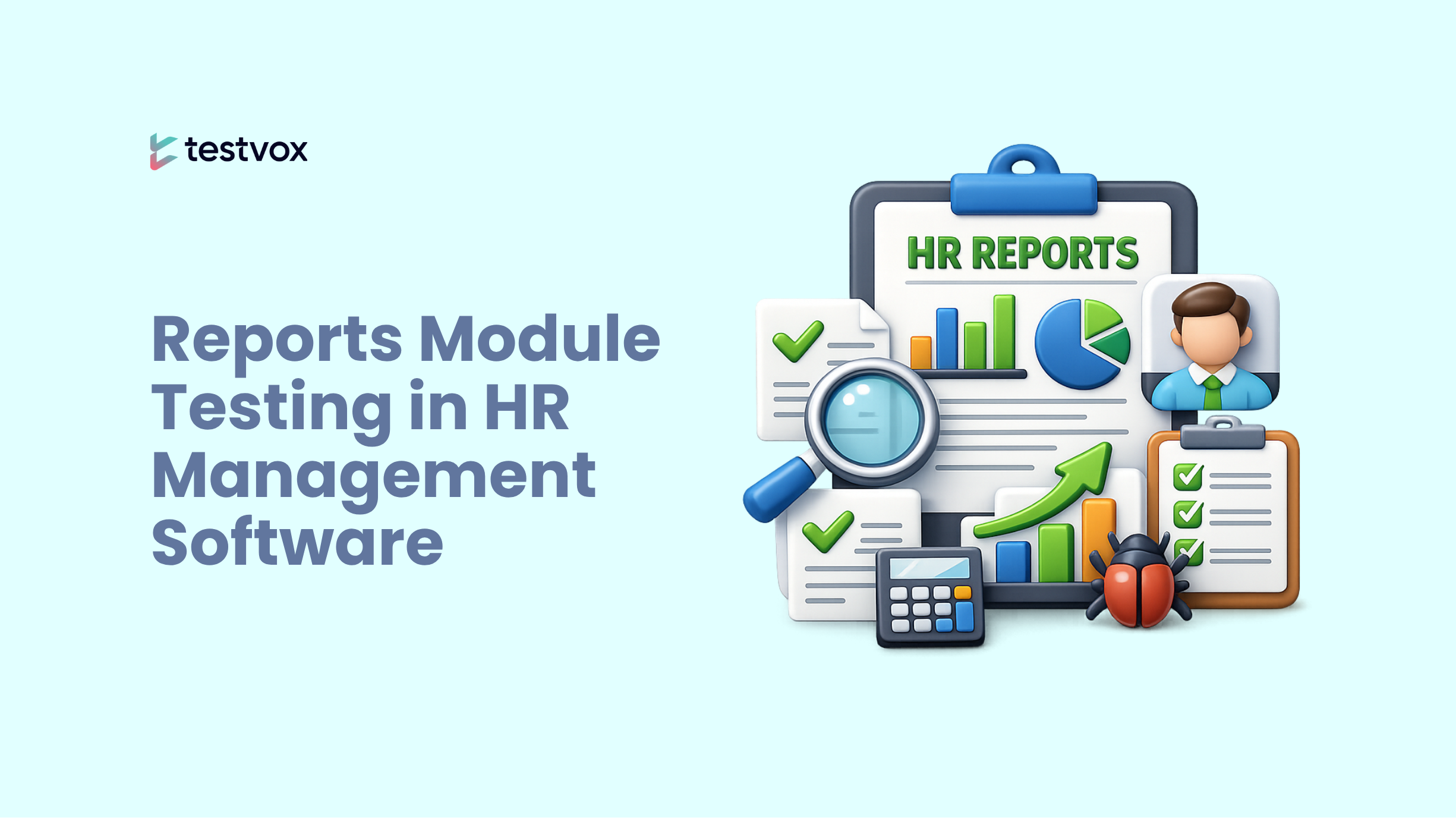 Reports Module Testing in HR Management Software