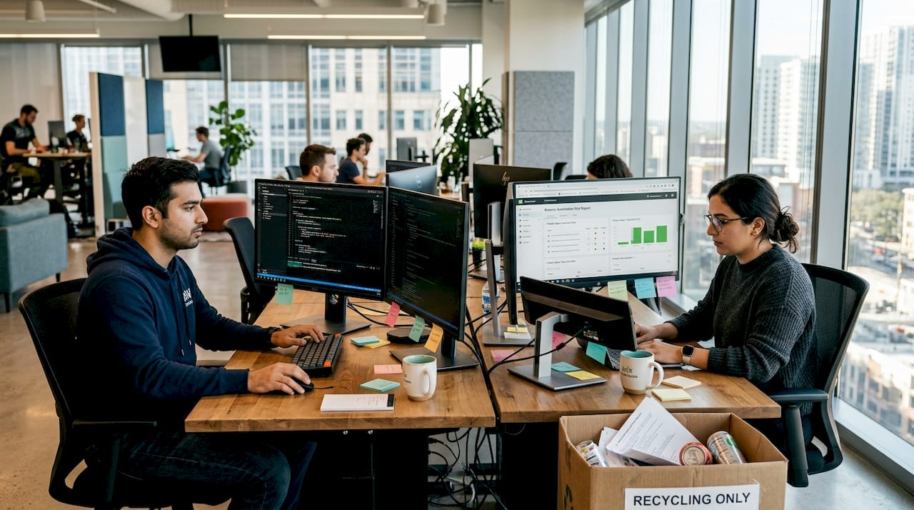 Software engineers working on browser automation tools