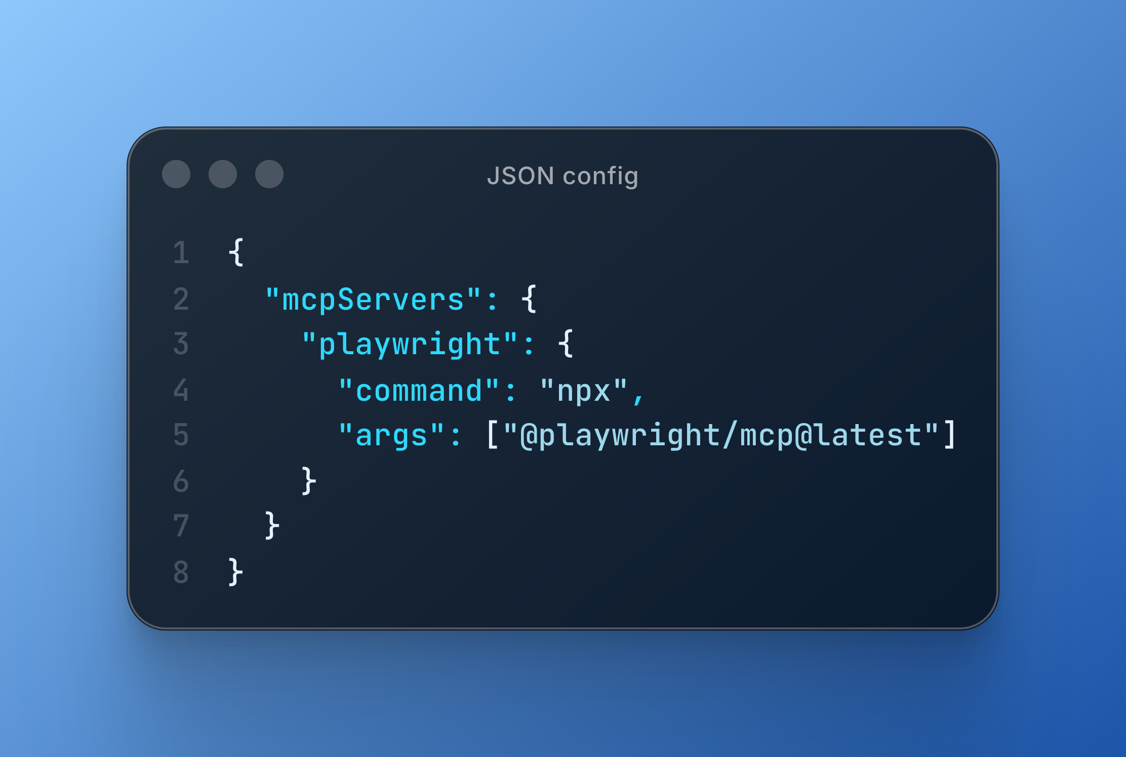JSON-config