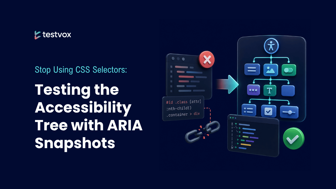 Stop Using CSS Selectors: Testing the Accessibility Tree with ARIA Snapshots