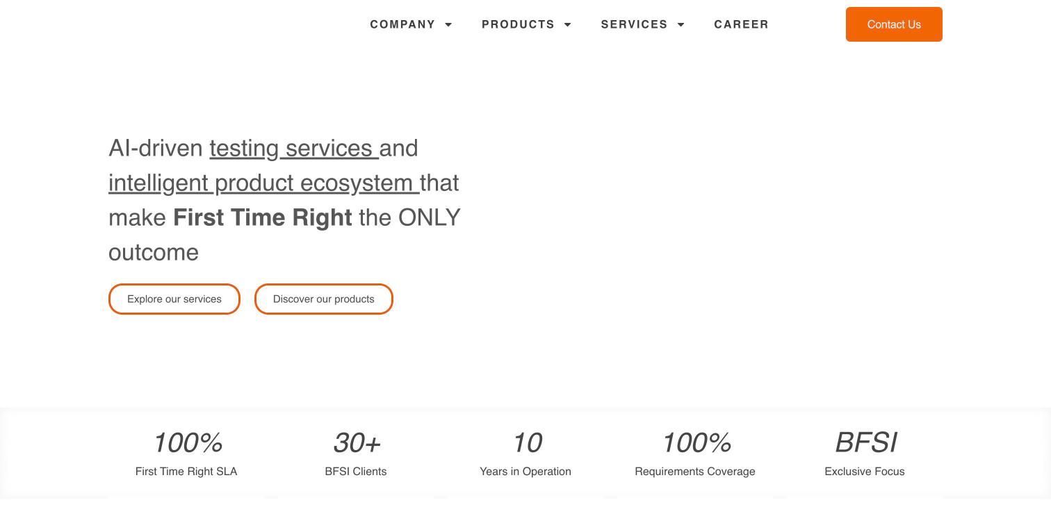 Tristha Global homepage screenshot